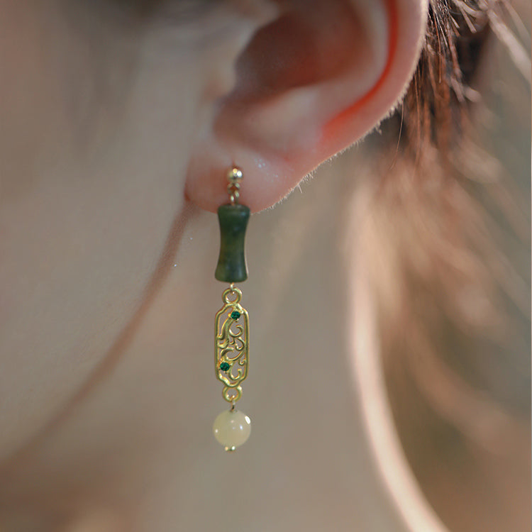 Whispering Bamboo Elegance Earrings