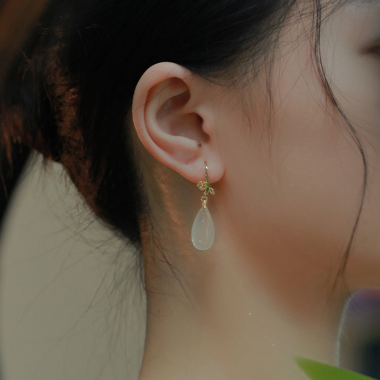 Tranquil Jade Charms Earrings