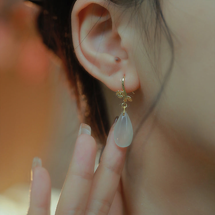 Tranquil Jade Charms Earrings