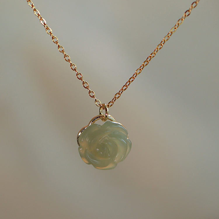 Camellia Jade Necklace