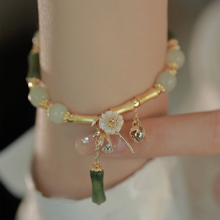 Bamboo And Flowers Bracelets