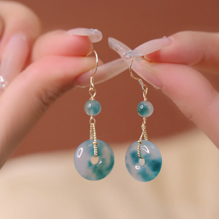 Jinmo Guardian Circle Earrings