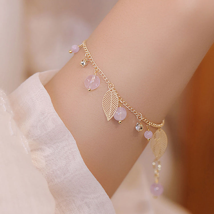 NG Serenity in Violet | Natural Amethyst Bead Bracelet