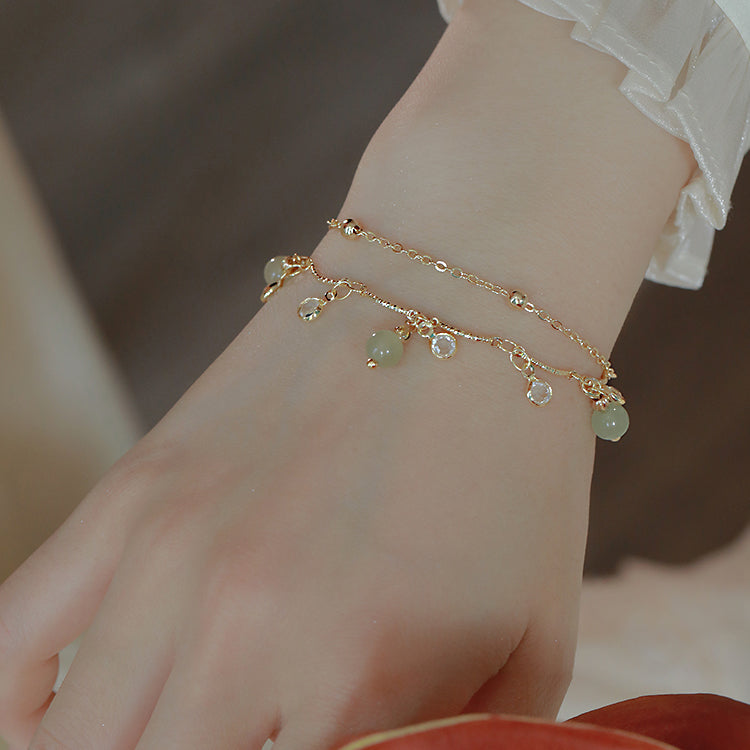 Star River - Hetian Jade Bracelet Amber NG