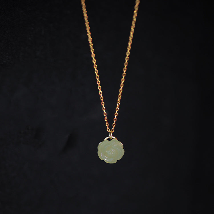 Camellia Jade Necklace