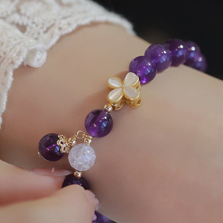 Evening Purple Glow Bracelets