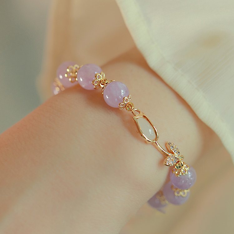 Tulip - Amethyst Bracelet Amber NG