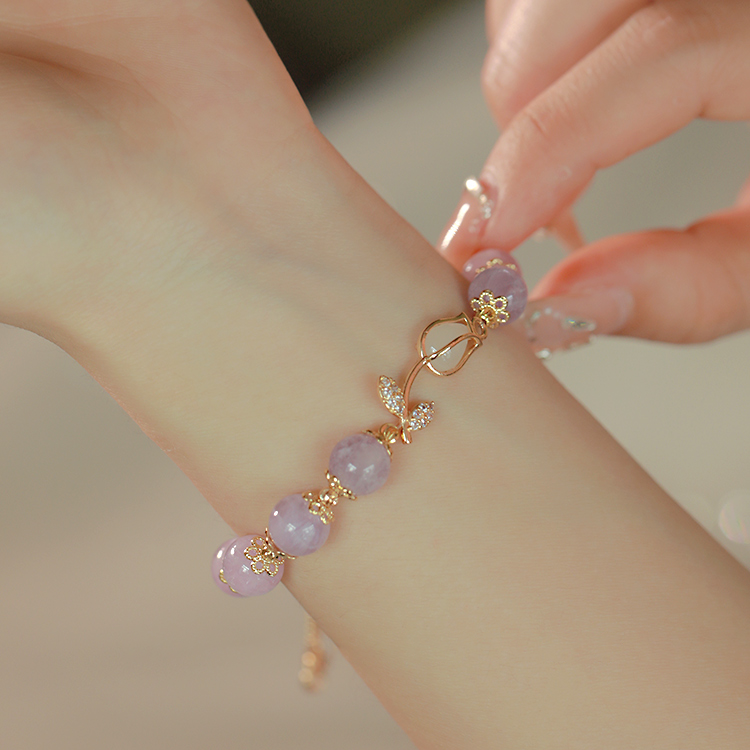 Tulip - Amethyst Bracelet Amber NG