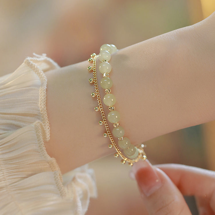 Princess - Hetian Jade Bracelets Amber NG