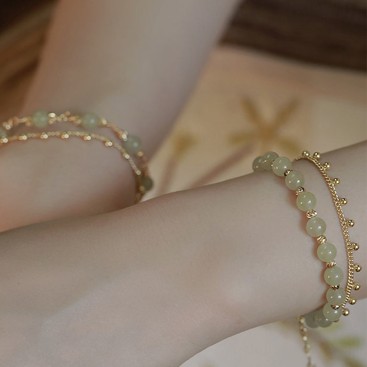 Princess - Hetian Jade Bracelets Amber NG