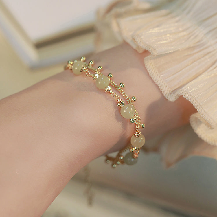 Princess - Hetian Jade Bracelets Amber NG