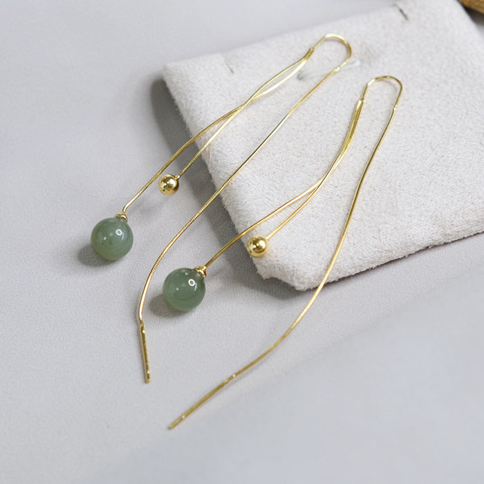 Hetian Jade Earline Amber NG