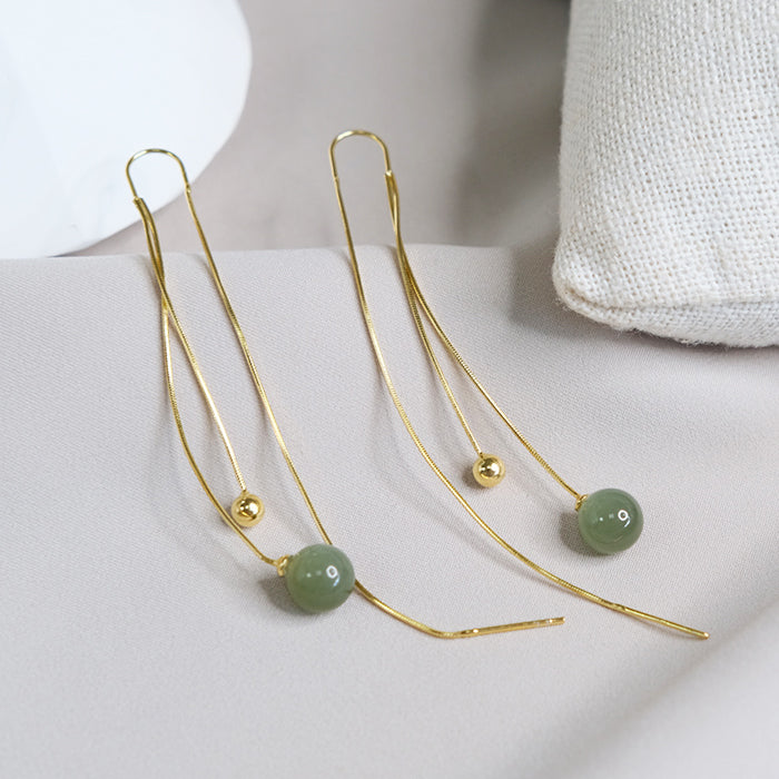 Hetian Jade Earline Amber NG