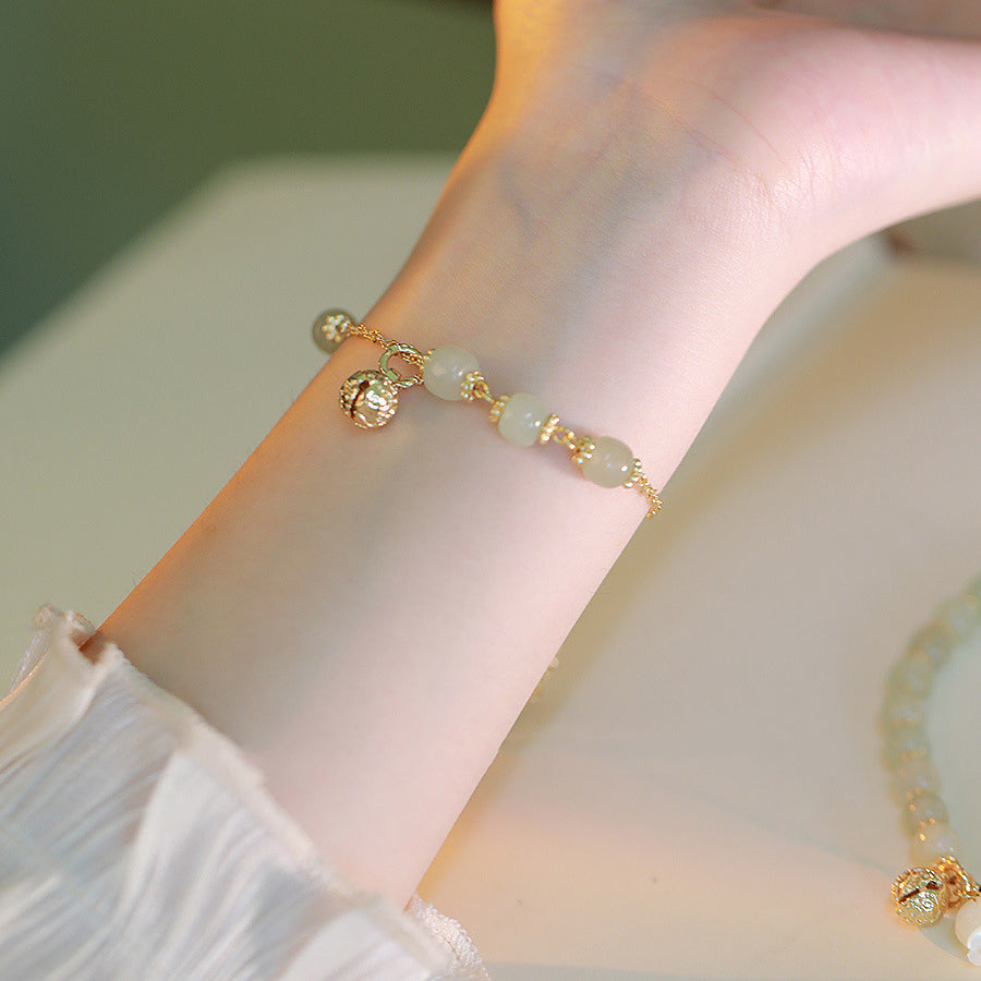 Floating like a dream-Hetian Jade Bracelets Amber NG