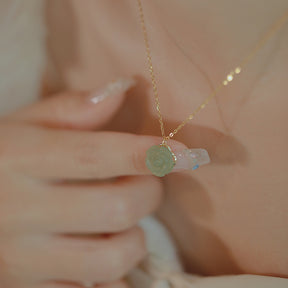 Camellia Jade Necklace