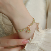 Cherry Hetian Jade Bracelets Amber NG