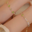 NG Whispering Clover & Jade Bracelet | Natural Hetian Jade Lucky Charm