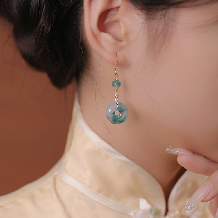 Jinmo Guardian Circle Earrings