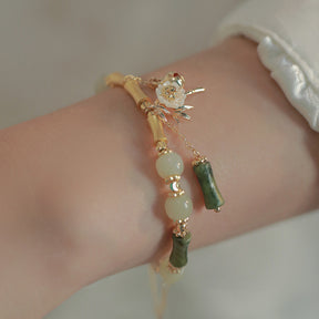 Bamboo And Flowers  Bracelets