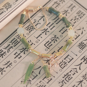 Bamboo Branch Bracelet Amber NG
