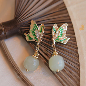 Emerald Whisper Earrings