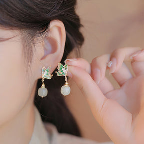 Emerald Whisper Earrings