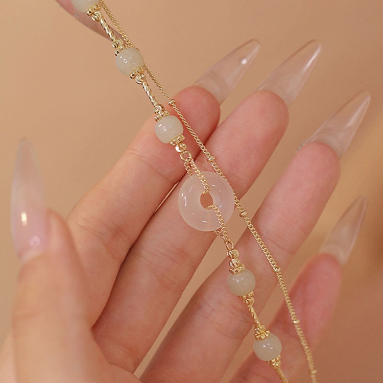 Jin Zhao Harmony Bracelet | Guardian Circle in Hetian Jade