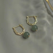 Hetian Jade Lace Ear Buckle Amber NG